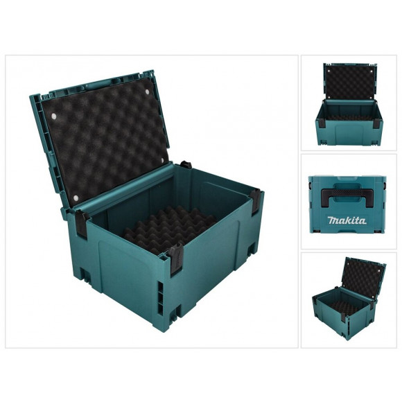 Makita Makpac 3 Coffret De Transport + Mousse De Protection + Insert Universel En Mousse ( P-02381 )