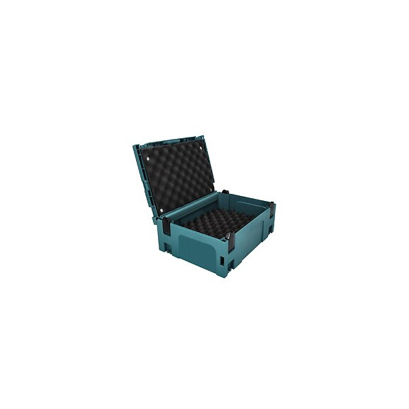 Makita Makpac 2 Coffret De Transport + Mousse De Protection + Insert Universel En Mousse ( P-02375 )