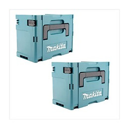 Makita Set De 2 X Boîtiers De Transport Makpac 3