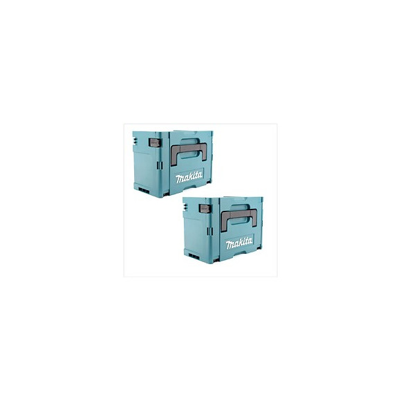Makita Set De 2 X Boîtiers De Transport Makpac 3