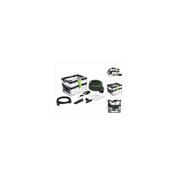 Festool Ctl Sys Aspirateur Avec Sangle De Transport, Rembourrage Et Fente ( 575279 ) Nouvelle Version De ( 584173 )