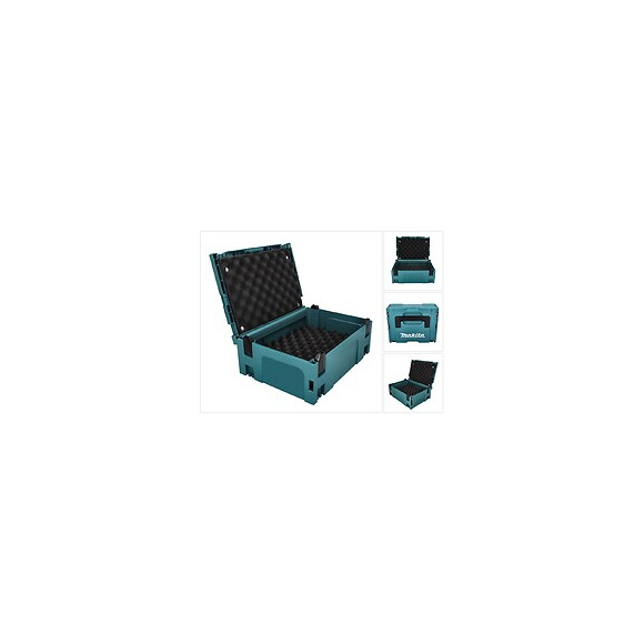 Makita Makpac 2 Coffret De Transport + Mousse De Protection + Insert Universel En Mousse ( P-02375 )