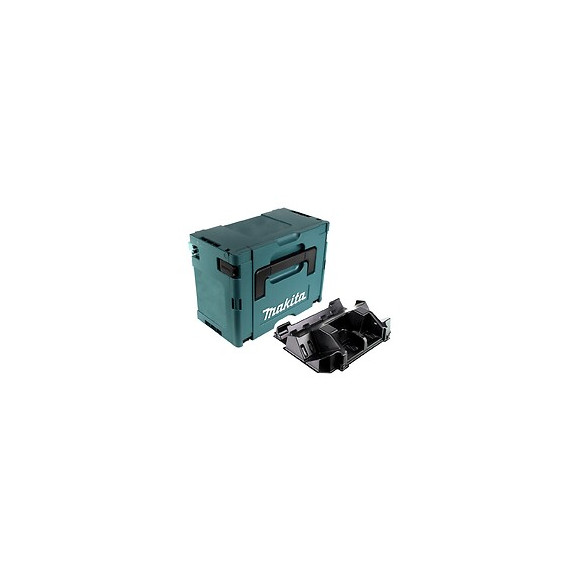 Makita Makpac 3 Coffret De Transport + Insert Correspondant Pour Chargeur Makita Dc 18 Rd Et Batteries