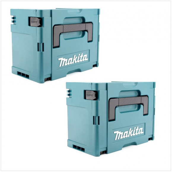 Makita Set De 2 X Boîtiers De Transport Makpac 3