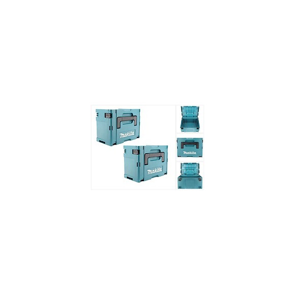 Makita Set De 2 X Boîtiers De Transport Makpac 3