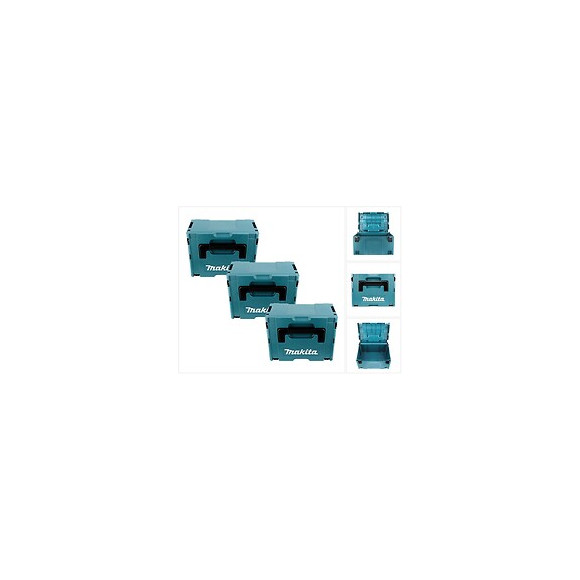 Makita Makpac Lot De 3 Coffrets Empilables Taille 3