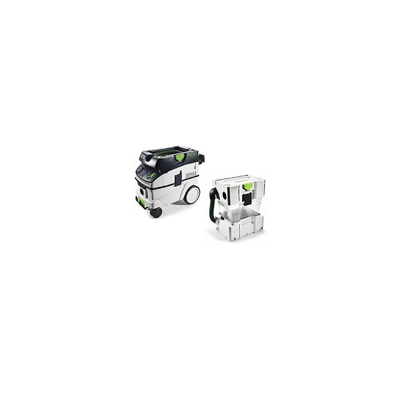 Festool Ctl 26 E Cleantec Aspirateur Mobile (574947) + Filtre Cyclonique Festool Ct-va-20 Ct (204083)