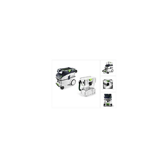 Festool Ctl 26 E Cleantec Aspirateur Mobile (574947) + Filtre Cyclonique Festool Ct-va-20 Ct (204083)