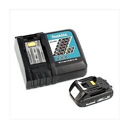 Makita Dcl 180 B 18v Li-ion Aspirateur Compact Sans Fil Noir + 1x Batterie Bl 1820 2,0 Ah + Chargeur Rapide Dc 18 Rc