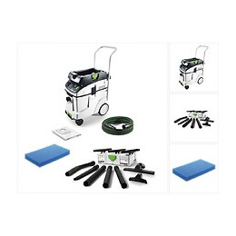 Festool Ctm 48 E Cleantec Aspirateur Mobile 48l, Poussières De Classe M ( 574992 ) + Kit De Nettoyage