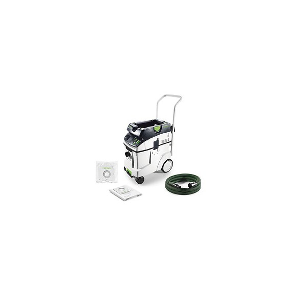 Festool Ctm 48 E Cleantec Aspirateur Mobile 48l, Poussières De Classe M ( 574992 ) + Sacs Filtres Sc-fis-ct