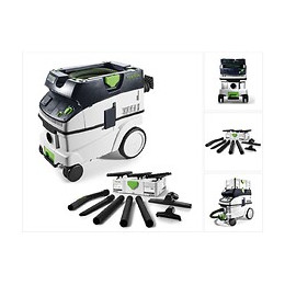 Festool Ctl 26 E Cleantec Aspirateur Mobile +  Kit De Nettoyage Compact Festool D 27 / D 36 K-rs-plus + Systainer