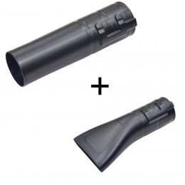 Makita Embout De Sarbacane Rond + Buse Plate ( 456957-7 + 456958-5 ) Pour Souffleur Sans Fil Dub 184 / 362 / 363