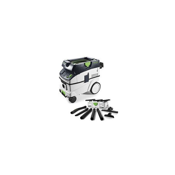 Festool Ctl 26 E Cleantec Aspirateur Mobile +  Kit De Nettoyage Compact Festool D 27 / D 36 K-rs-plus + Systainer