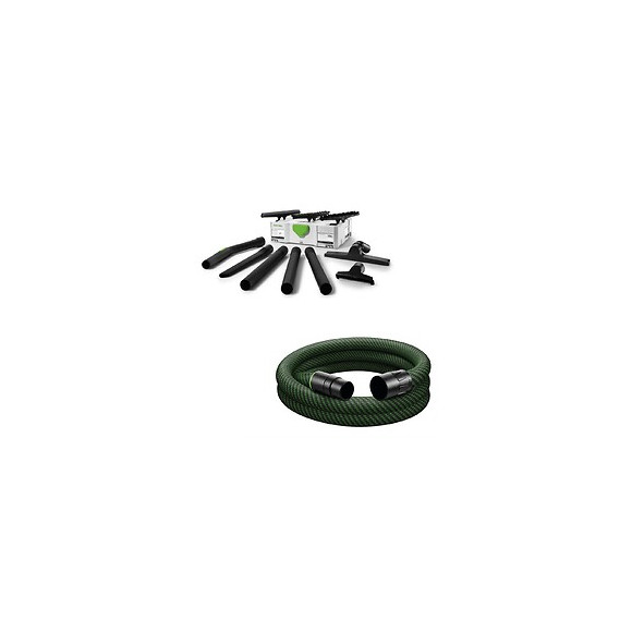 Festool D 27 / D 36 K-rs-plus Kit De Nettoyage + Coffret De Transport Systainer + Tuyau D'aspiration Festool D 36/32x3,5m-as