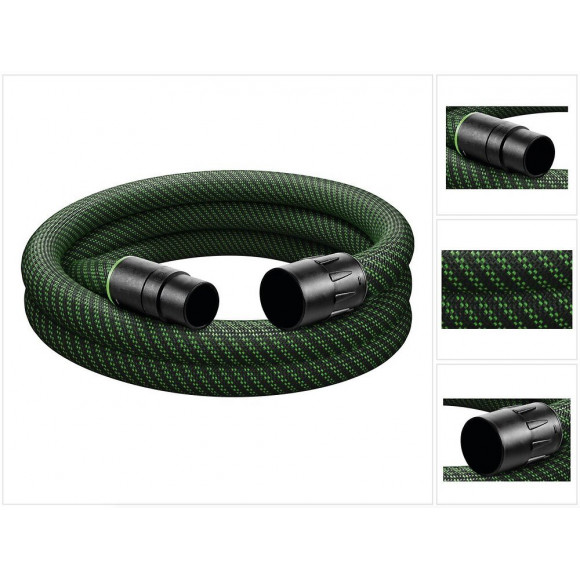 Festool Tuyau D'aspiration D 36/32x3,5m-as Pour Aspirateurs Avec Fonction Autoclean - Antistatique, Lisse, Conique ( 500682 )