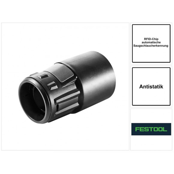 Festool D32/27 Dag-as/ctr Adaptateur Rotatif ( 204919 ) Pour Tuyau Antistatique D 27/32