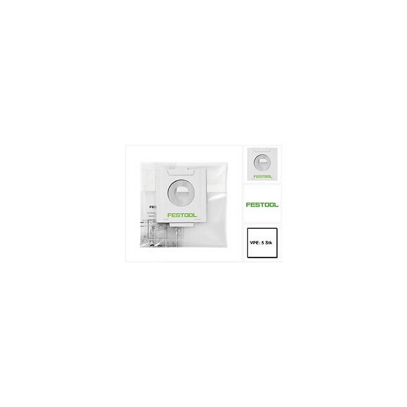 Festool Ens-ct 48 Ac/5 Sac D'élimination Des Déchets Pour Autoclean Aspirateur Ct 48 Ac( 497540 )