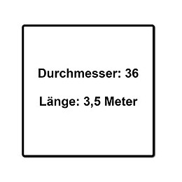 Festool D36x3,5m-as/ctr Tuyau D'aspiration ( 204924 ) Pour Dépoussiéreurs Mobiles Ct Sans Autoclean