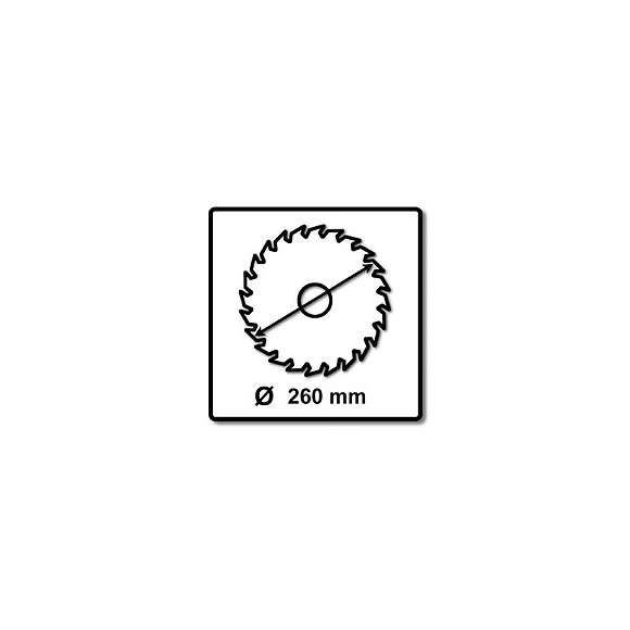 Festool Lame De Scie Universelle W60 260 X 2,5 X 30 Mm ( 494604 ) Pour Scies À Onglets Radiale Ks 120 Et Ks 88