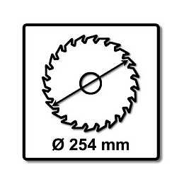 Festool Tf80 A 254 X 2,4 X 30 Mm Lame De Scie Circulaire Spéciale Pour Scie Circulaire À Format Tks 80 (575978)