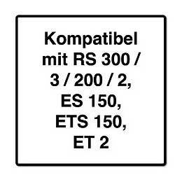 Festool Filtre Turbo Tf Ii-rs / Es / Et / 5 - 5 Pièces (487779) Pour Rs 300 / Rs 3 / Rs 200 / Rs 2 / Es 150 / Ets 150 / Et 2