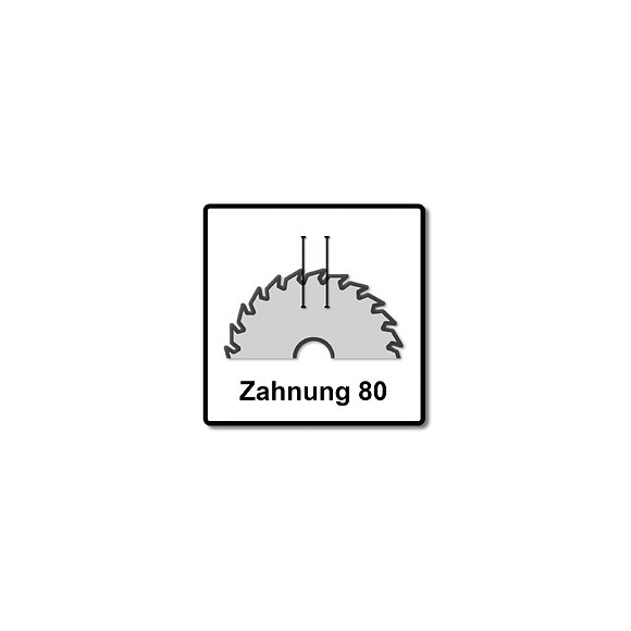 Festool Tf80 A 254 X 2,4 X 30 Mm Lame De Scie Circulaire Spéciale Pour Scie Circulaire À Format Tks 80 (575978)