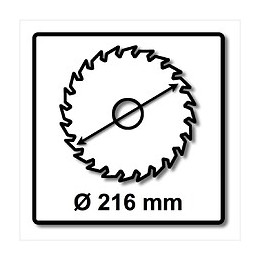 Festool Lame De Scie Spéciale Hw 216x2,3x30 Wz/fa60 Ø 216 Mm 60 Dents ( 500123 )
