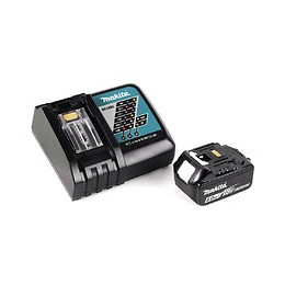 Makita Dmr 202 Rg1 Haut Parleur De Chantier Sans Fil 18v + Fonction Bluetooth + Connexion Aux + Port Usb + Ecran Lcd + 1x Batte