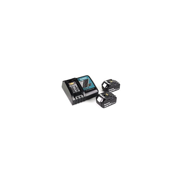 Makita Dmr 202 Rg Haut Parleur De Chantier Sans Fil 18v + Fonction Bluetooth + Connexion Aux + Port Usb + Ecran Lcd + 2x Batter