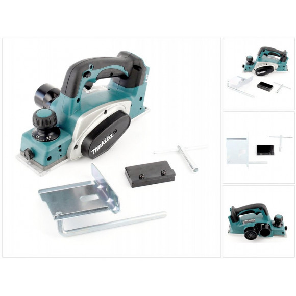 Makita Bkp 180 18v Li-ion Rabot Sans Fil Solo - Produit Seul - Sans Accessoires, Sans Batterie, Sans Chargeur, Sans Coffret