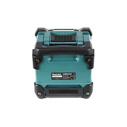 Makita Dmr 202 Rf Haut Parleur De Chantier Sans Fil 18v + Fonction Bluetooth + Connexion Aux + Port Usb + Ecran Lcd + 2x Batter