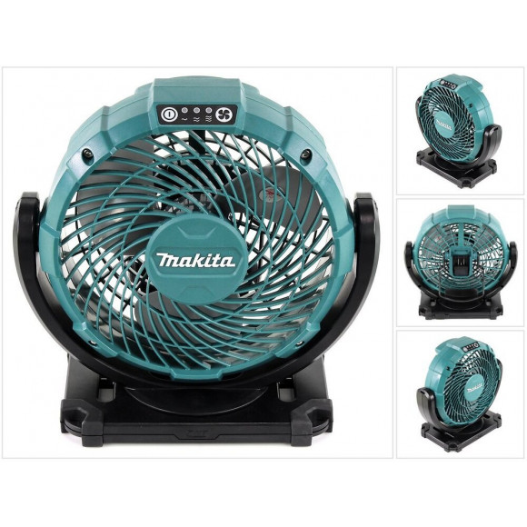 Makita Cf 100 Dz 10,8 V Ventilateur De Chantier Sans Fil Avec Adaptateur Secteur Livrer En Carton - Sans Batterie Ni Chargeur