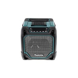 Makita Dmr 202 Rf Haut Parleur De Chantier Sans Fil 18v + Fonction Bluetooth + Connexion Aux + Port Usb + Ecran Lcd + 2x Batter