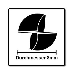 Festool Hw S8 D32/90° Fraise Pour Plaques De Plâtre De 32 Mm De Diamètre Avec Queue De 8 Mm ( 491001 )