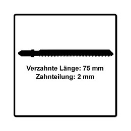 Festool S 75/1,5/10 Plastics Profile Lame De Scie - 10 Pièces. ( 204268 ) Pour Profilés En Plastique, Verre Acrylique Et Plas