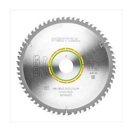 Festool Lame De Scie Denture Fine Hw 216x2,3x30 W60 Ø 216 Mm 60 Dents ( 500125 )