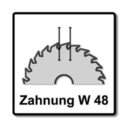 Festool Hw Lames De Scie Denture Fine 160 X 20 X 2,2 Mm W48 160 Mm - 48 Dents ( 491952 )