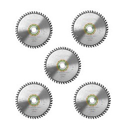 Festool Hw Lames De Scie Denture Fine 160 X 20 X 2,2 Mm W48 160 Mm - 48 Dents (  5 X 491952 )
