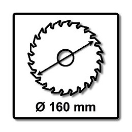 Festool Hw Lames De Scie Denture Fine 160 X 20 X 2,2 Mm W48 160 Mm - 48 Dents (  5 X 491952 )