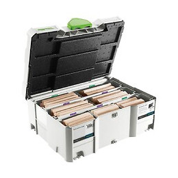 Festool Domino Xl Ds/xl D12/d14 Chevilles En Hêtre 128 Pcs. Bu En Coffret Systainer ( 498205 )