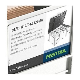 Festool Domino Xl Ds/xl D12/d14 Chevilles En Hêtre 128 Pcs. Bu En Coffret Systainer ( 498205 )