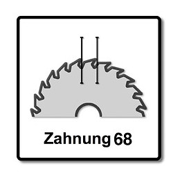 Festool 260 X 2,4 X 30 Lame De Scie Circulaire Spéciale Tf68 Pour Scies À Onglets Radiale Ks 120 Et Ks 88 ( 494607 )