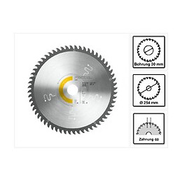 Festool Lame De Scie Circulaire À Dents Fines W60 254 X 2,4 X 30 Mm Pour Scie Circulaire De Table Tks 80
