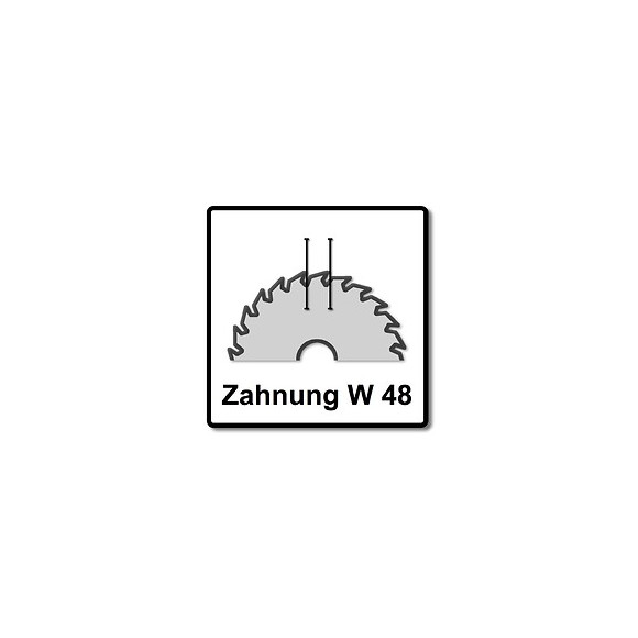 Festool Hw Lames De Scie Denture Fine 160 X 20 X 2,2 Mm W48 160 Mm - 48 Dents ( 3 X 491952 )