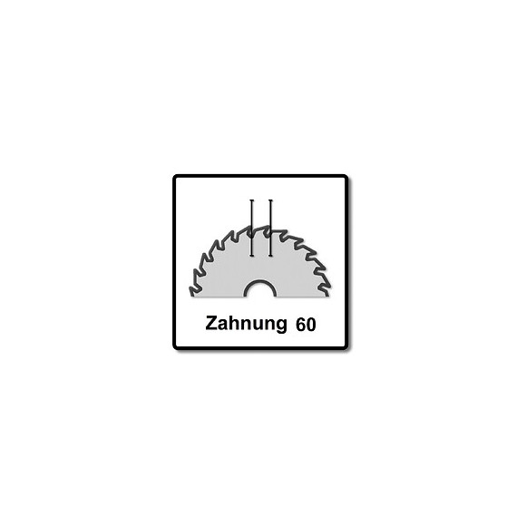 Festool Lame De Scie Circulaire À Dents Fines W60 254 X 2,4 X 30 Mm Pour Scie Circulaire De Table Tks 80