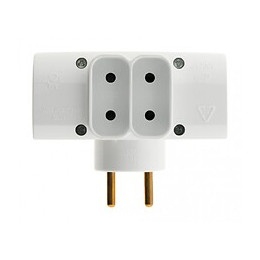 Multiprise Sans Fil, 4 Prises Blanc Zenitech