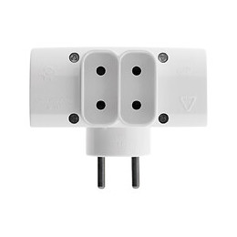 Multiprise Sans Fil, 4 Prises Blanc Zenitech