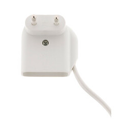 Prolongateur Ho3vvh2-f 2x 0,75 3m Avec Prise Gigogne Blanc - Zenitech