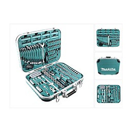 Makita Set D'outils De 227 Pièces + Mallette De Transport Verrouillable ( P-90532 ) Avec Embouts, Cliquets Et Clés